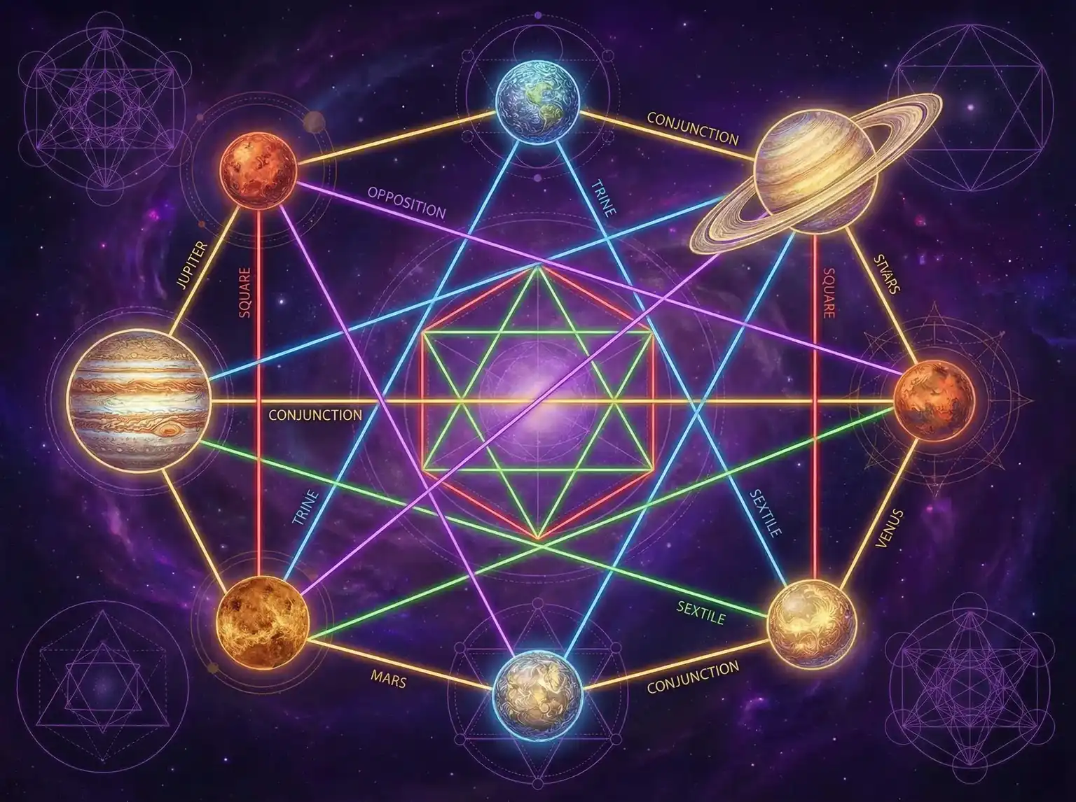 行星相位解读 - 18禁游戏 | 占星学进阶